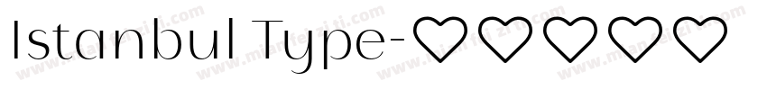 Istanbul Type字体转换